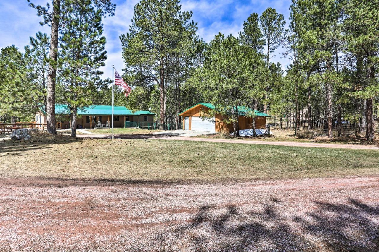 Private Black Hills Home With Corral Horses Welcome كاستر المظهر الخارجي الصورة