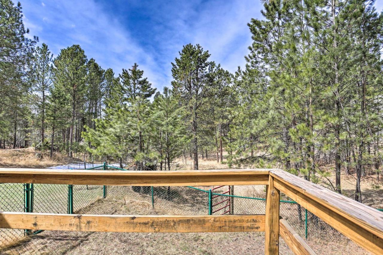 Private Black Hills Home With Corral Horses Welcome كاستر المظهر الخارجي الصورة