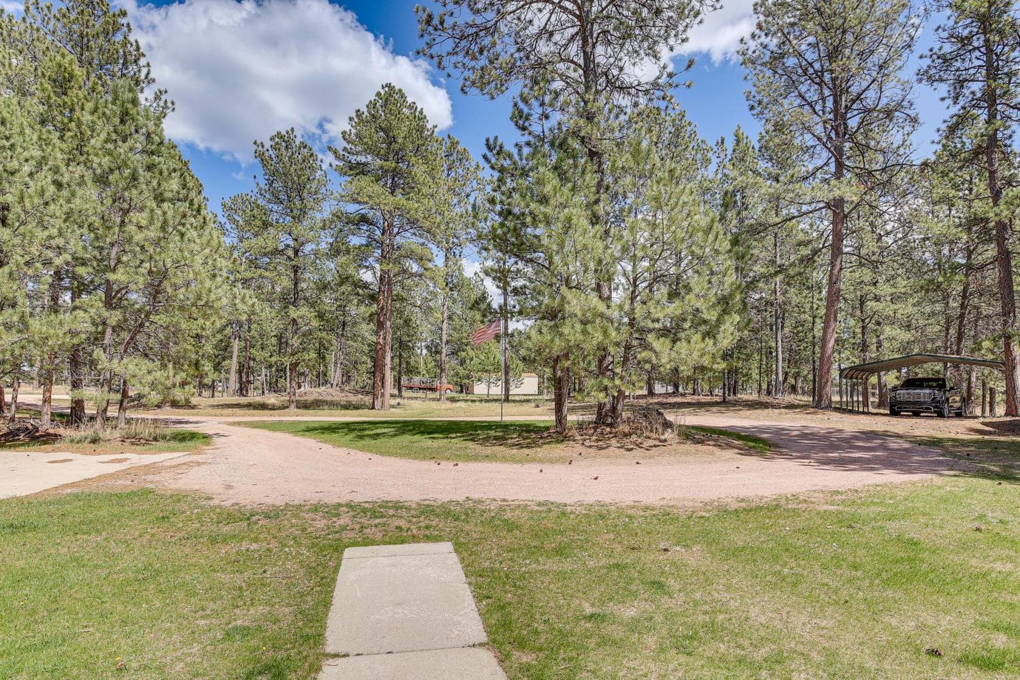 Private Black Hills Home With Corral Horses Welcome كاستر المظهر الخارجي الصورة