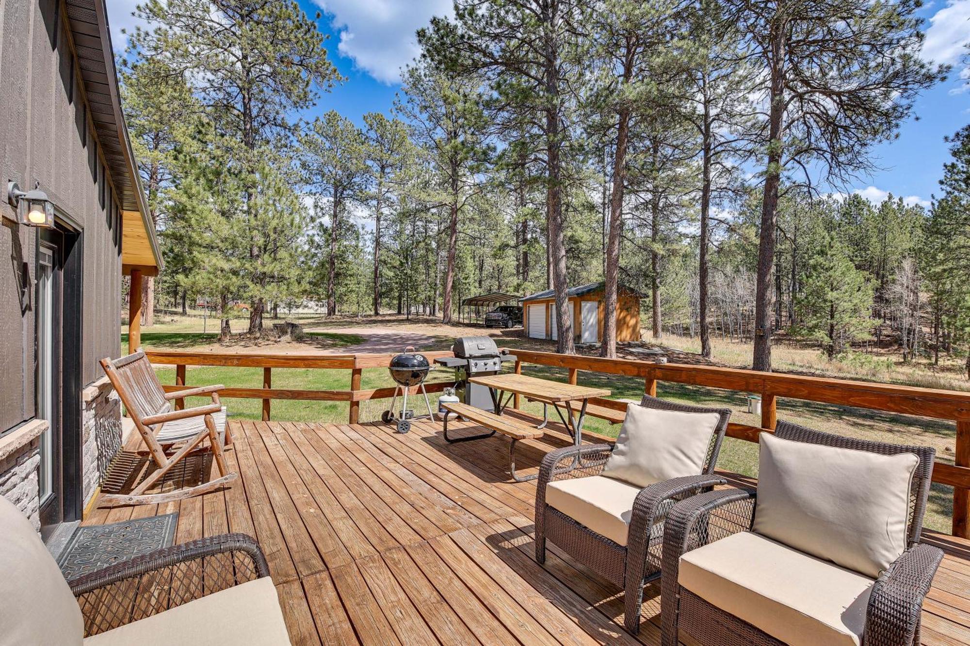 Private Black Hills Home With Corral Horses Welcome كاستر المظهر الخارجي الصورة