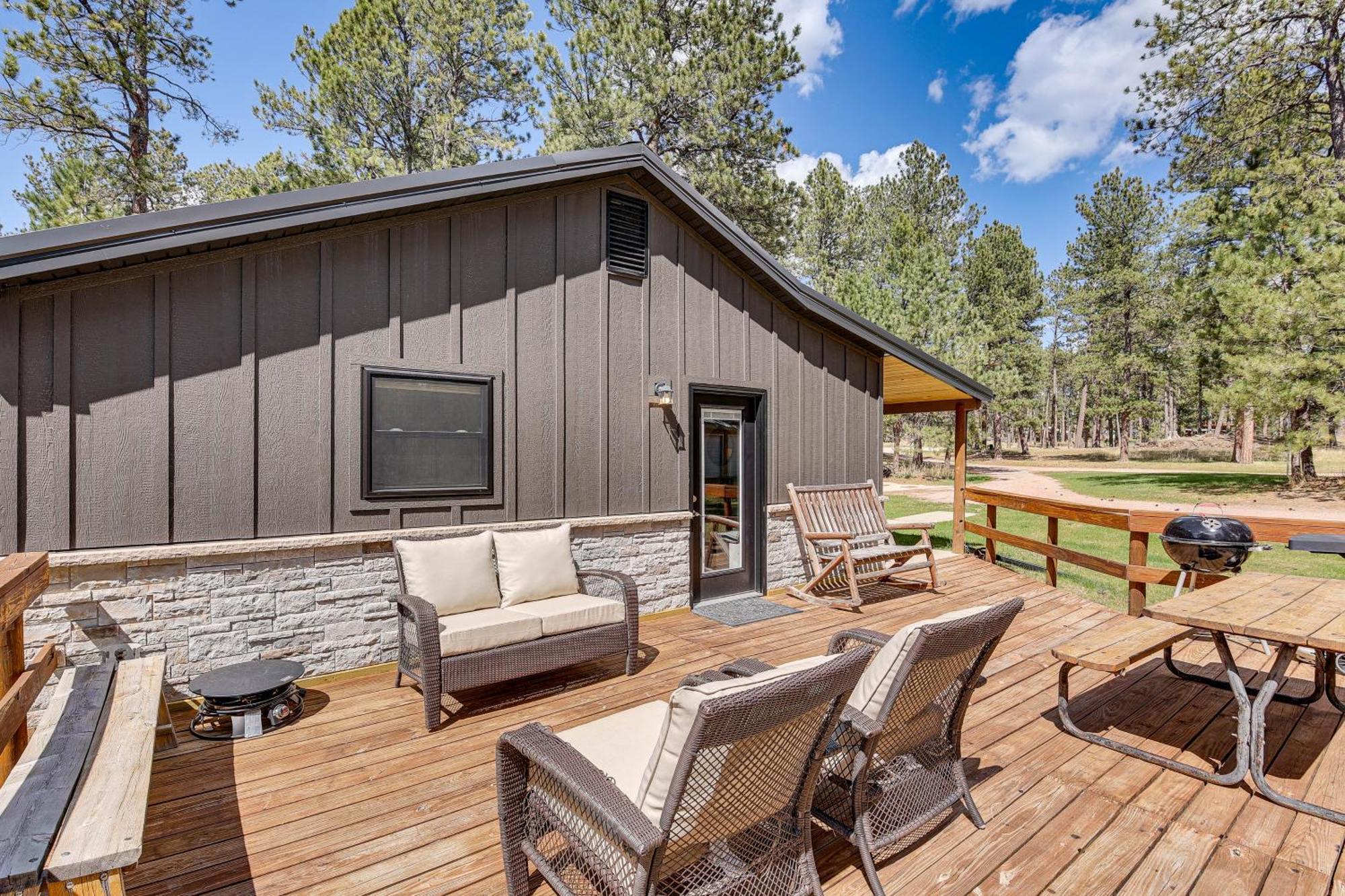 Private Black Hills Home With Corral Horses Welcome كاستر المظهر الخارجي الصورة